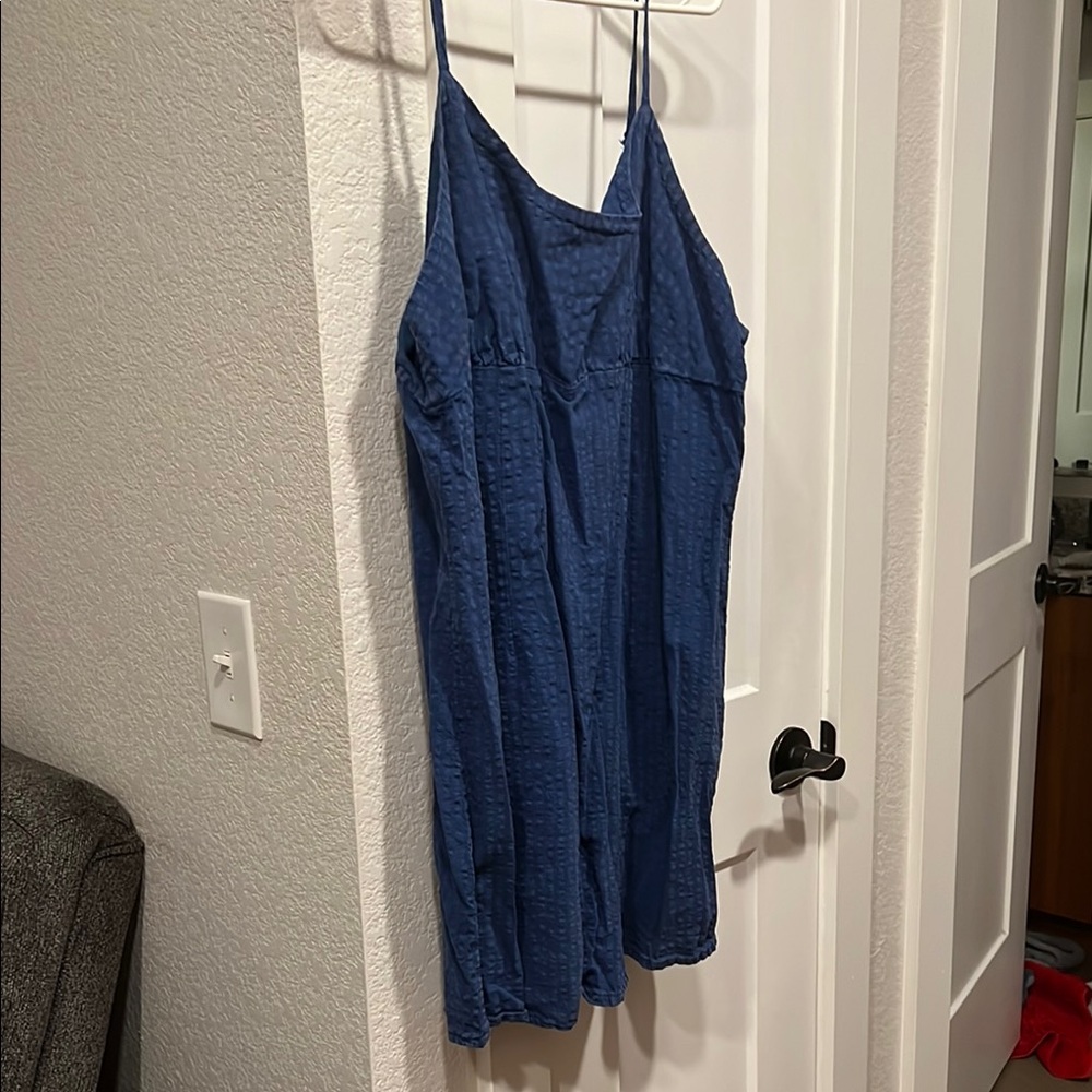 Blue Sleeveless Dress